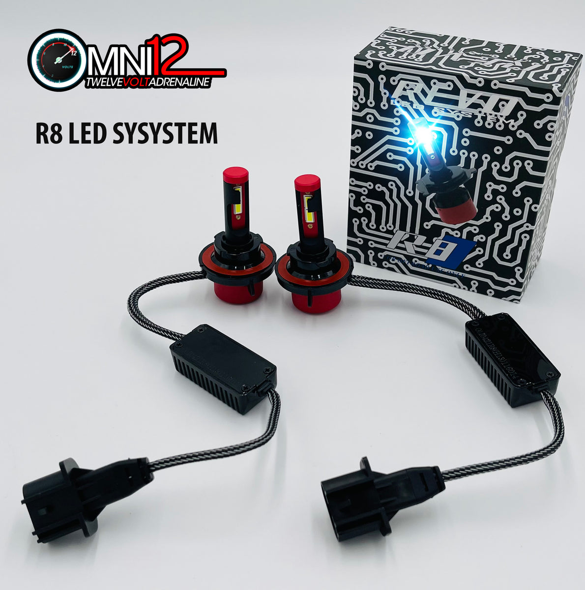 LR R8 - Dos bombillas LED H4 - Potencia de 25W