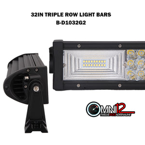 LED Light Bar Triple Row With Flood Spot Combo Beam – OMNI12